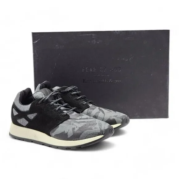 Z Zegna | Shoes | Z Zegna Casual Camouflage Racer Sneakers  display picture 3